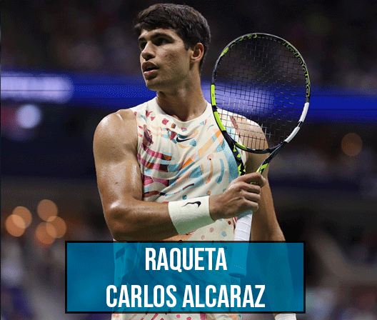 Carlos Alcaraz tennis racket